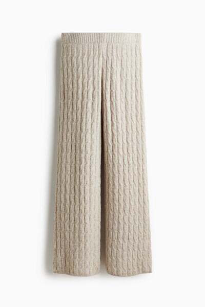H&M Cable-knit trousers