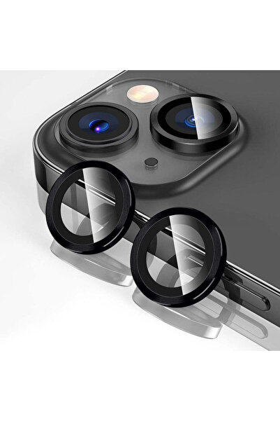 Casey Studios Folie Protectie Lentile Camera iPhone 13/13 Mini, HD, Anti Zgarieturi, Anti Socuri, Negru