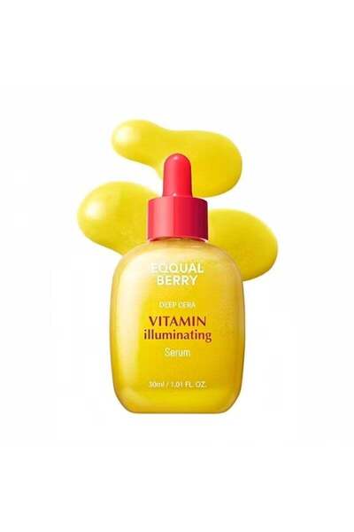EQQUALBERRYS سيروم فيتامين سي المشرق من إيكوالبيري مع النياسيناميد والسيراميد...