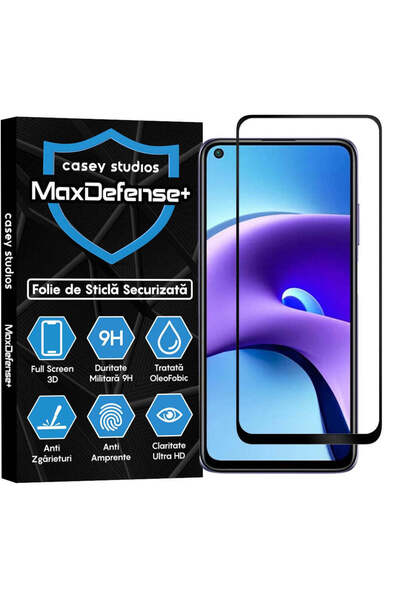 Casey Studios compatible with Xiaomi Redmi Note 9T, Full Cover, Ultra HD, Anti Scratch, Anti Shock,