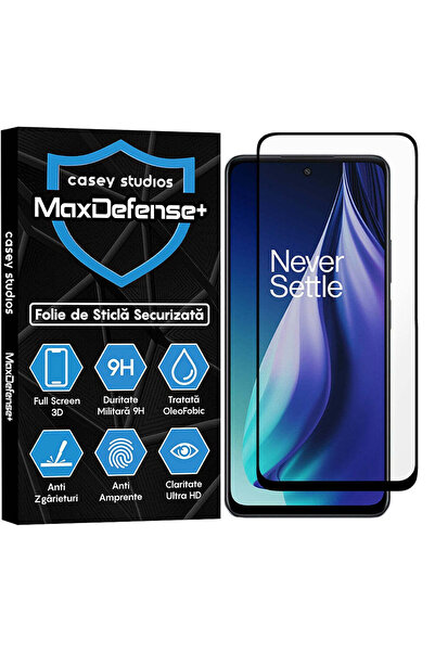 Casey Studios Folie OnePlus Nord N30 SE, Full Cover, Ultra HD, Anti Zgarieturi, Anti Socuri, Margini Negre