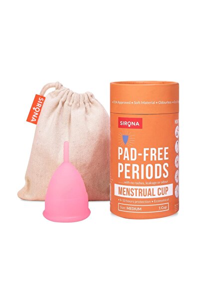 Sirona Reusable Menstrual Cup Medium | Reusable Period Cup | Tampon and Pad A...