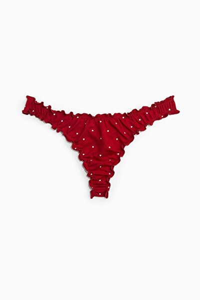 H&M مجموعة من 3 سراويل داخلية بتفاصيل إغلاق