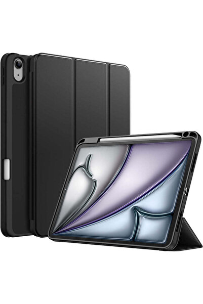 Casey Studios Smart Case Apple iPad Air 13 2024/Pro 2022/2021/2020/2018 12.9", Adjustable Angles, Black