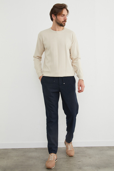 Fulla Moda Buy Elastic Waist Trousers with Pockets