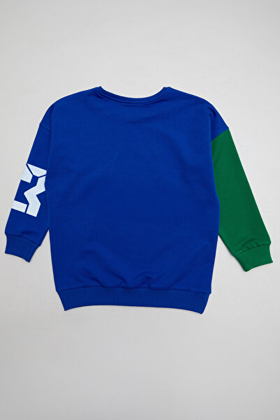 Fulla Moda Printed Color Block Boy's Tracksuit Set