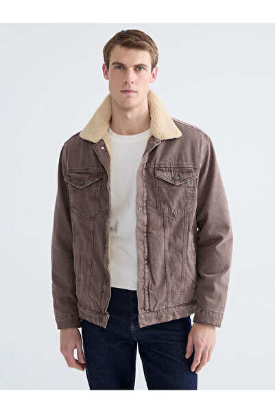 LC Waikiki LCW JeansKahverengi Içi Kürklü Erkek Jean Mont
