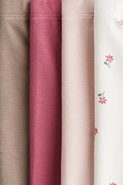 H&M 4-pack cotton jersey leggings