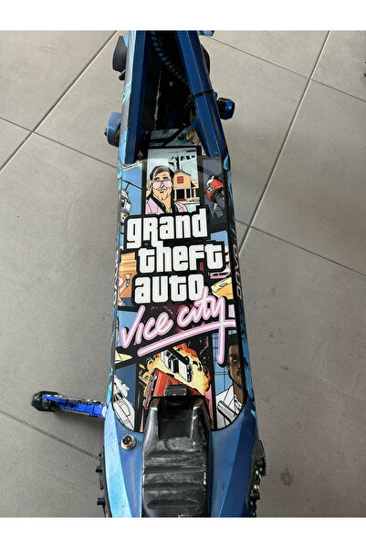 bisiklet dünyam ONVO RX5 Scooter Pleksi Tabanlık Yapışkanlı Deck 3MM Gta Vice...