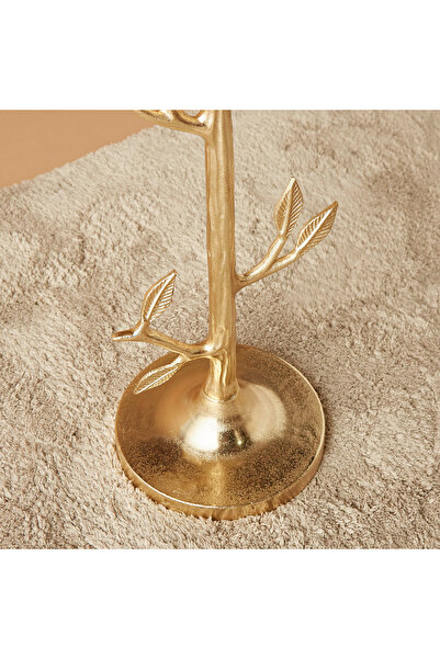 Lifestyle Metal Top Accent Table with Pedestal Base - 32x32x55 cm