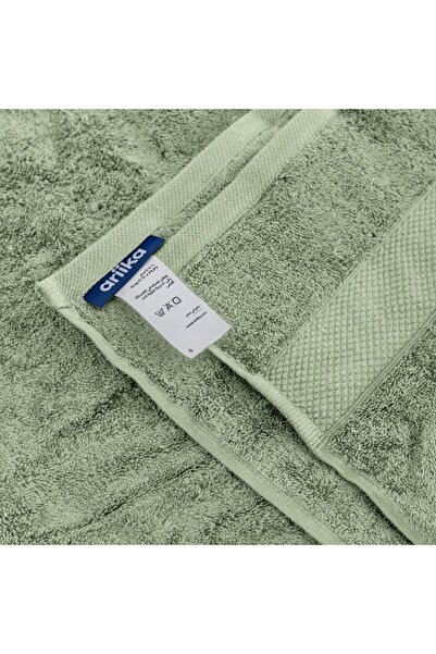 Generic Siena Bath Towel, 100% Giza 86 Egyptian Cotton, 70x140 cm, Earthy Green