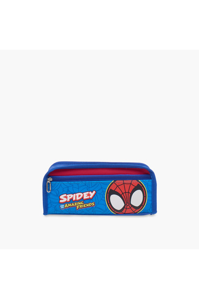 Disney حقيبة أقلام بطبعة سبايدر مان مع سحاب للإغلاق