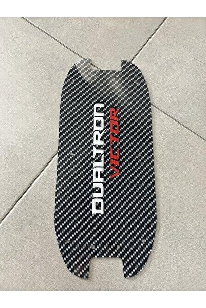 bisiklet dünyam Karbon Desenli Elektrikli Scooter Pleksi Tabanlık Standart Vi...