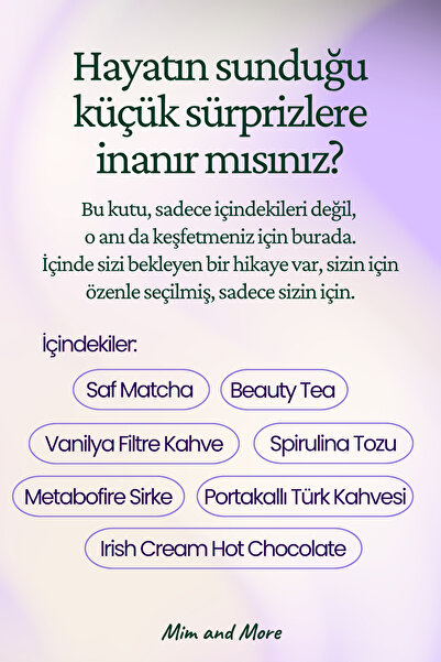 Mim and More Glow Gift Box | Pure Matcha, Beauty Tea, Spirulina, Coffee & Vinegar – Natural Radiance Set