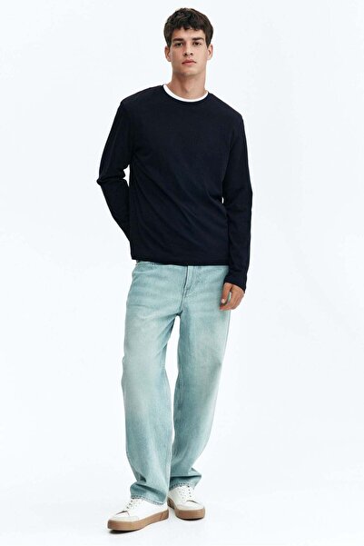 H&M قميص جيرسي بقصّة عادية