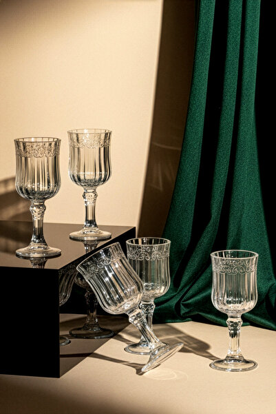 Perotti Capone Lace Glass Set of 6 Coffee Side Glasses 55 ml