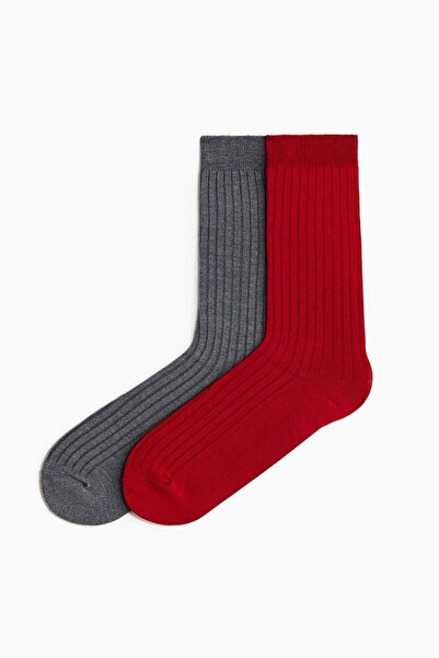 H&M 2-pack bamboo viscose-blend socks
