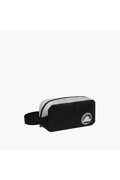 Juniors Applique Detail Pencil Pouch with Zip Closure