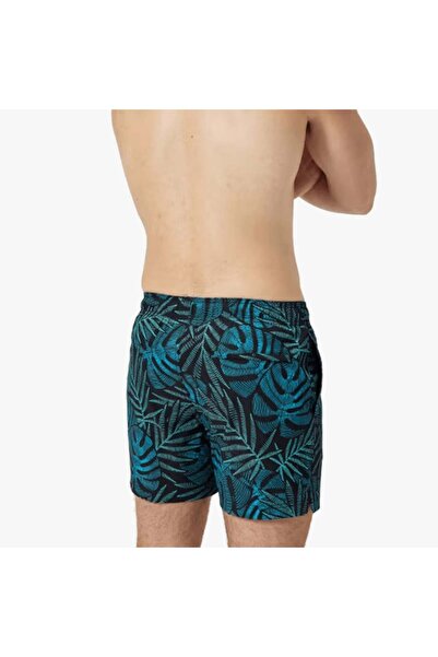 SPEEDO Men's swim shorts Print Redondo Edge Volley 16" black
