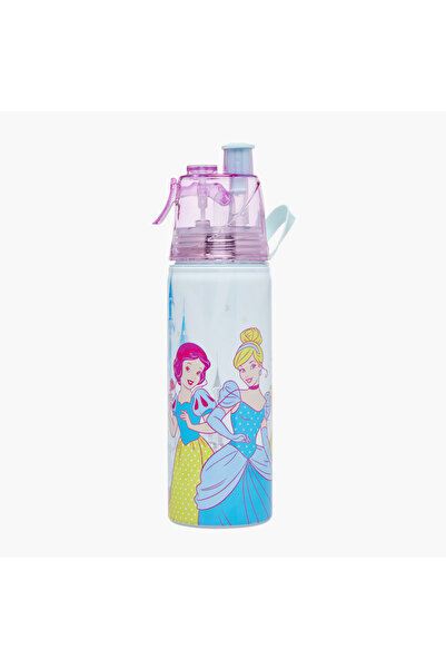 Disney Princess Stainless Steel Water Bottle with Water Mist Trigger – 500 ml