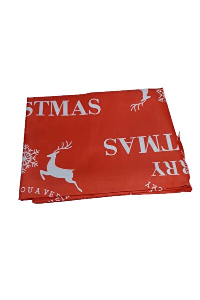 OEM Red tablecloth with Christmas motifs Size 150 x 180 cm
