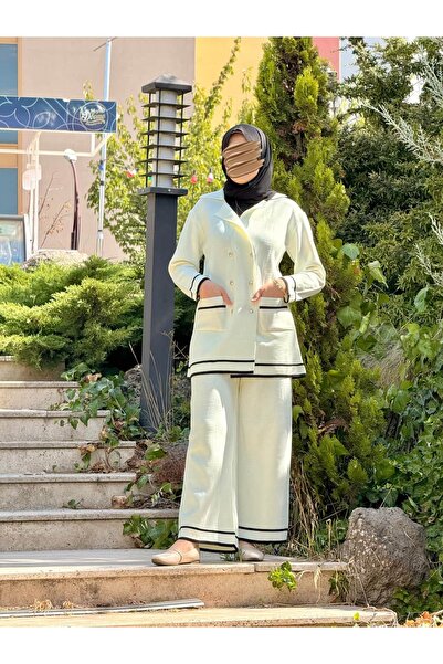 Nissra Ankanoor Knitwear Jacket Pants Set Anka252001