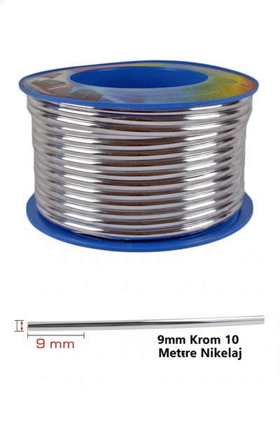 Extra Marketing Fiat / Tofaş Tipo Uyumlu 3D Krom Nikelaj Şerit Çıta 9mm x 10m – Dekoratif Araç Trim ve Kaplama Bandı