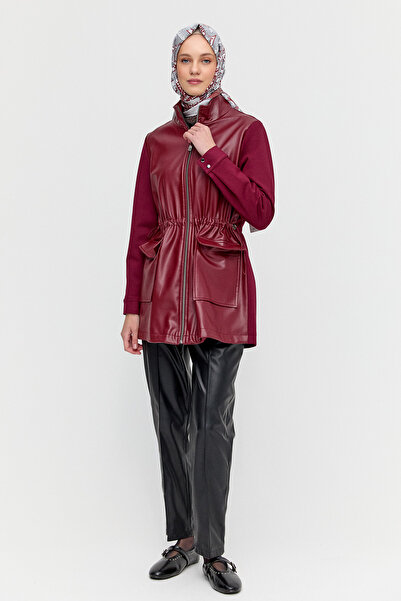 Setrms Çift Cepli Suni Deri Kap