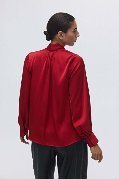 H&M Tie-neck chiffon blouse