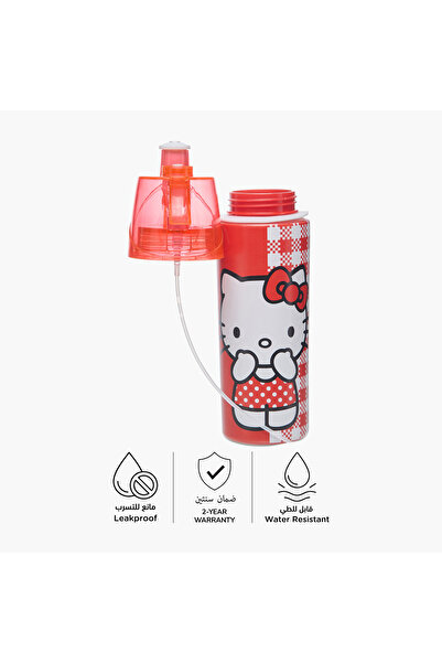 Hello Kitty Tritan Water Bottle with Water Mist Trigger – 500 ml