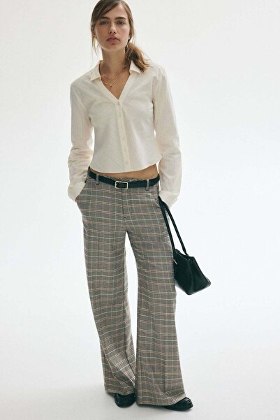 H&M Wide tailored trousers