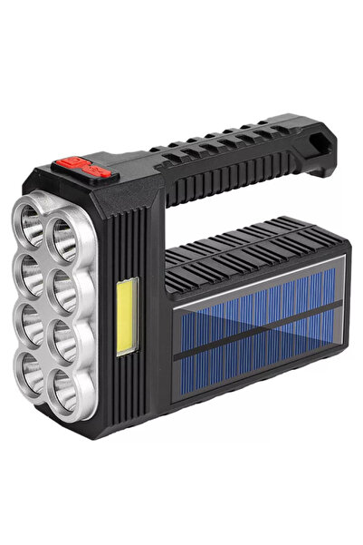 Mihai Lanterna de mana 8 LED+COB cu incarcare solara si USB Q SD623