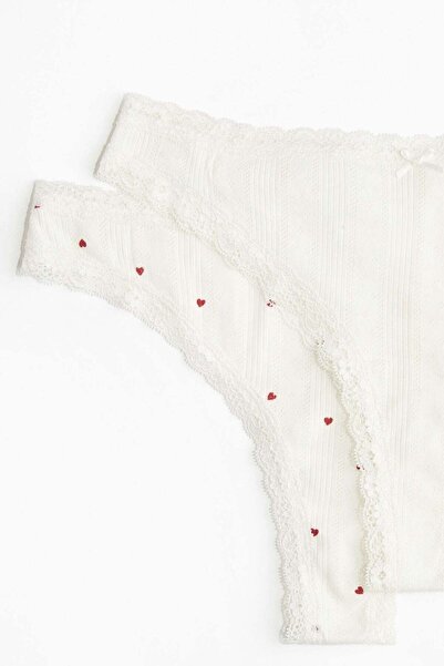 H&M 2-pack cotton Brazilian briefs