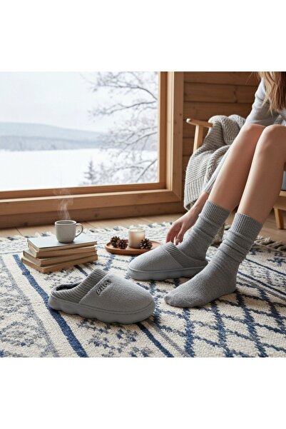 OEM Fluffy and warm slippers for women, A-821