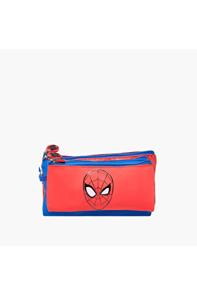 Marvel حقيبة أقلام بطبعة سبايدر مان مع سحاب للإغلاق