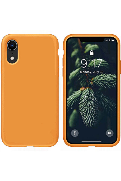 Casey Studios Husa Silicon iPhone XR, cu Microfibra, Slim, de Protectie, Marg...