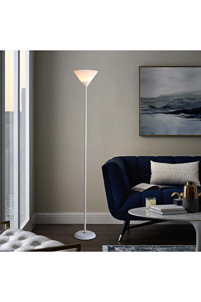 RFAN Floor Lamp Veioza, Model 8004, Fixed, Steel/Plastic/Polyethylene, Grey, Height 165 cm