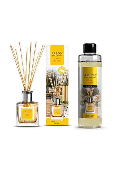 Areon Home Perfume Sunny Home - Pachet Odorizant 150 ML + Refil 260 ML