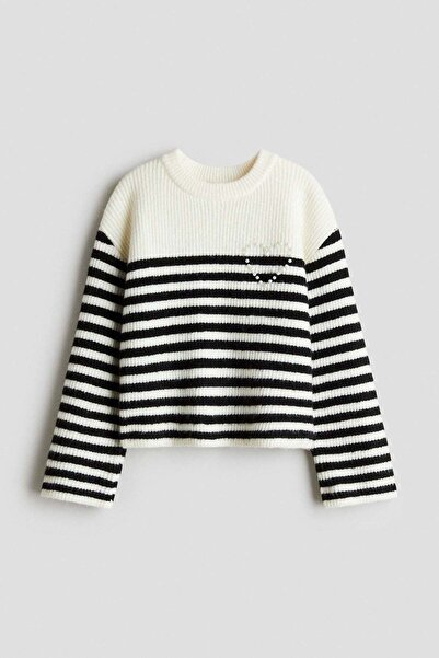 H&M Rhinestone-embellished jumper