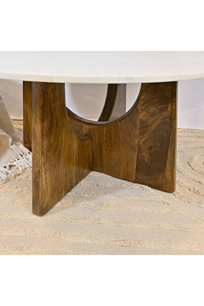 Crafted by Lifestyle Marble Top Coffee Table