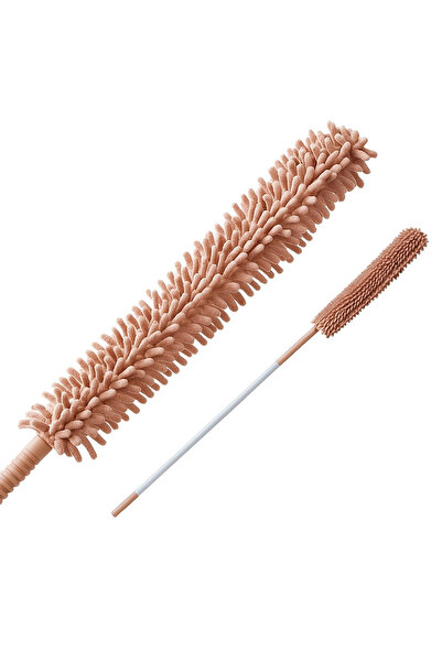 wei inox Dust mop, telescopic handle, iron+plastic, pink, 55-171 cm