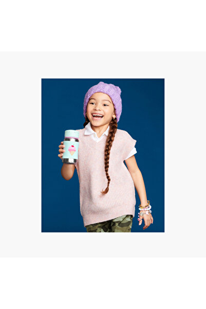 Skip Hop زجاجة مياه بطبعة آيس كريم سبارك مع شفاطة - 350 مل