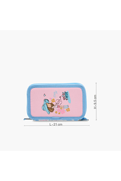 Juniors Printed Pencil Pouch with Zip Closure