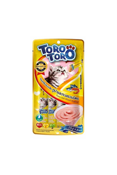 TORO بالإضافة إلى التونة والمأكولات البحرية مع اللايسين 75 جرام (6 قطع في الع...