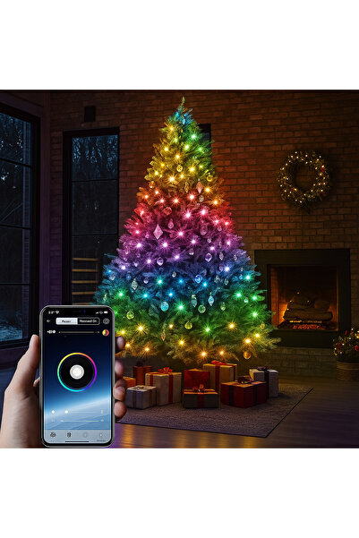 Zenorius Instalație LED de Crăciun RGB cu Control prin – Sincronizare cu Muzi...