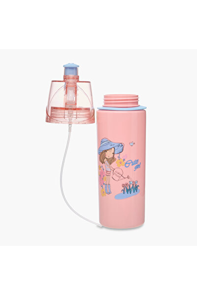 Juniors Printed Tritan Water Bottle with Water Mist Trigger – 500 ml