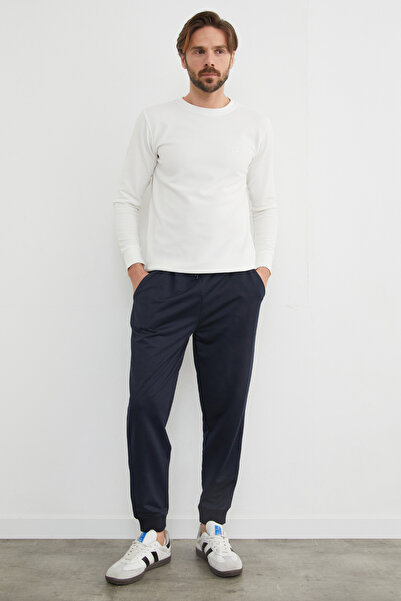 Fulla Moda Παντελόνι Jogger με κορδόνια στη μέση