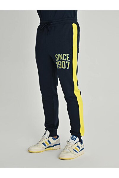 Fenerium ERKEK KOLEJ SARI LACİVERT LOGOLU TEK