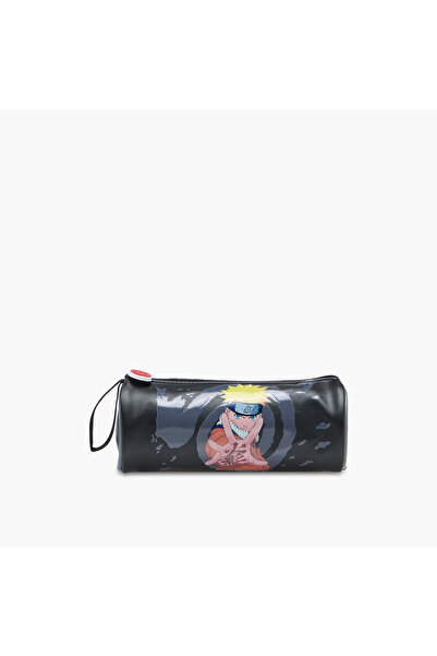 TV TOKYO Naruto Print Pencil Pouch with Zip Closure