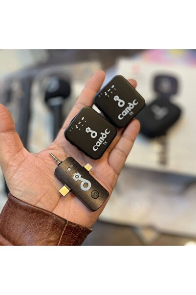 candc Interview Dual Microphone – Professional Wireless Lavalier Mic for Clear Audio Recording